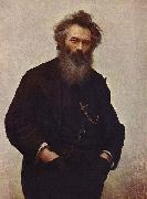 Portrait of Ivan Shishkin by Ivan Kramskoy,